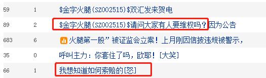 金字火腿遭证监会立案 业绩多年疲软食品质量问题引关注