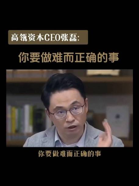 高瓴资本张磊:科技跟好的管理能力配合有利于传统行业发展
