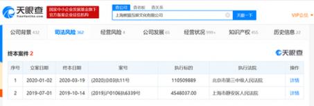 再成“老赖”?王思聪旗下熊猫互娱再增失信被执行人 执行标的超1000万