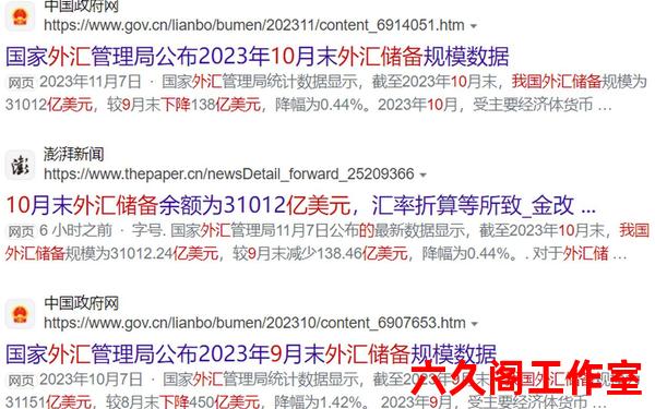中国外汇储备下降原因是什么？