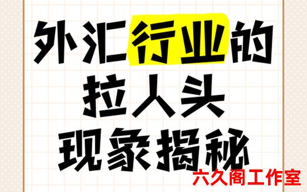 外汇为什么要拉人？