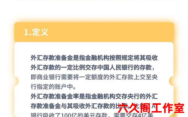 外汇储备金是什么意思呀？